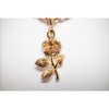 Aria Jeweler Inc Chain with Sunflower Pendant - 2 of 3