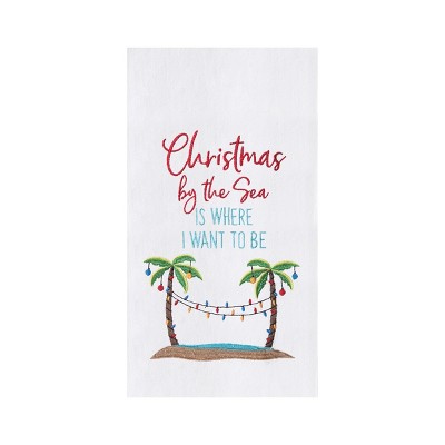 C&F Home Christmas By The Sea Flour Sack Kitchen Dishtowel