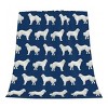 Lomsoe Cute Dogs Flannel Throw Blanket for Couch Chair Bed Women Men Soft Blankets Christmas Gift. - 2 of 4