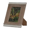 White Wood Bead 5x7 Inch Wood Decorative Picture Frame - Foreside Home & Garden - 3 of 4