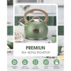 Itopfox Stovetop Whistling Tea Kettle, 2.1 Quart Stainless Steel Teapot with Heat-Resistant Handle, Compatible with All Stoves - 2 of 4