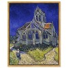 Art Remedy Vincent van Gogh - The Church in Auvers Van Gogh Classic Fields and Floral Wall Art Framed - 3 of 4