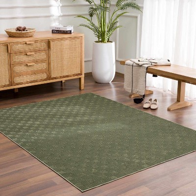 Hauteloom Truls 3D Checkered Washable Rug