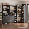 Aheaplus Set of 3 Freestanding Corner Closet System, Space-saving Closet Organizer  with Drawers and Hanging Rods - 4 of 4