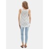 EXLURA Womens Summer Sleeveless Scoop Neck Knit Sweater Vest Crochet Hollow Out Tank Tops - 4 of 4