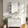 Pamapic Modern Bathroom Medicine Cabinet with Mirror and Shelves - 3 of 4