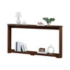 ACEPANO 70.1 in. W Narrow Wooden Entryway Sofa Table with Storage-Dark Brown - 4 of 4