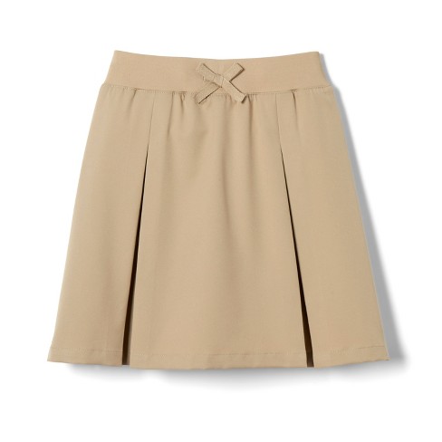 French Toast School Uniform Girls Pull on Kick Pleat Performance Skort youth khaki 12 Target