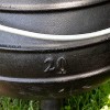 Lehman's Campfire Cooking Kettle Pot - Cast Iron Potje Dutch Oven with 3 Legs and Lid, 19.25 in dia, 14.75 Gallon - 4 of 4