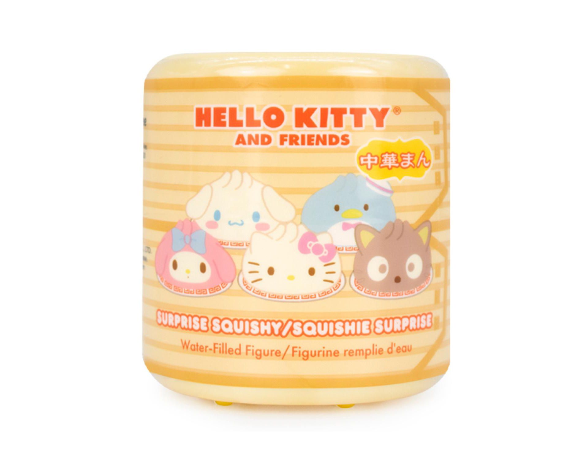 Hamee Capsule Sanrio Hello Kitty and Friends Surprise Blind Toy Squishy Collectible Figurine SquiSHU Series 3 Steamed Buns