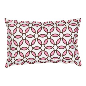Kensington Garden 14"x22" Oversize Rings Cotton Canvas Lumbar Throw Pillow - 1 of 3