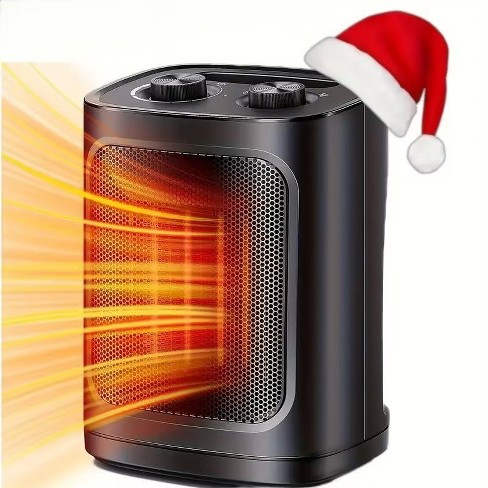 R.w.flame 1500w Ceramic Indoor Heater Black White Target