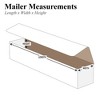 Box Partners Corrugated Mailers 36" x 4" x 4" White 50/Bundle MLR3644 - 2 of 2