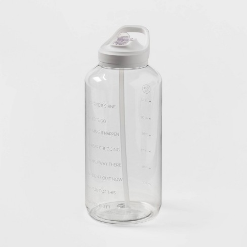 Single Zulu Half Gallon Water Bottles With Hydration Tracking Time