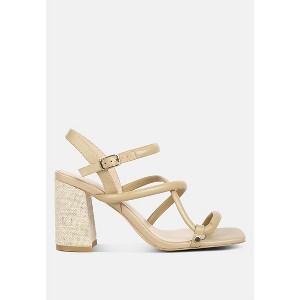 Artha Open Square Toe Block Heel Sandals - 1 of 4