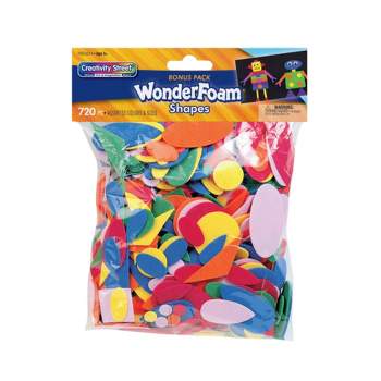 Wonderfoam Assorted Shape Decorating Foam, Assorted Size, Assorted Color, Set of 720