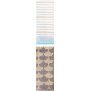 REGALWOVEN Cotton Absorbent Soft Decorative Hand Towel for Bathroom 13" x 29"/13" x 27" 2 Pcs - 1 of 4