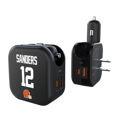 NFL Cleveland Browns Players Game Tactic 18-Watt 2 in 1 USB A/C Charger