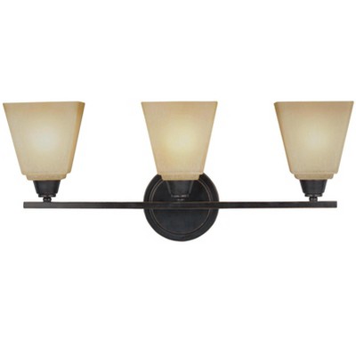 Generation Lighting Parkfield 3 light Flemish Bronze Wall Bath Fixture 4413003-8