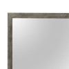 GlasFlength Decorative Wall Mirrors Contemporary Framed Mirror with Clean Elegant Design for Modern Living Spaces, Gray, 41"*1"*41" - 3 of 4