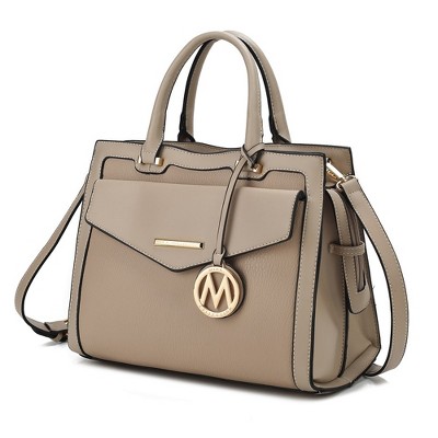 MKF Collection Alyssa Multi-Compartment Satchel Women’s Bag by Mia K
