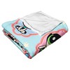 Cartoon Network Powerpuff Girls Classic Expressions Silk Touch Throw Blanket 50x60 Inches - 3 of 4