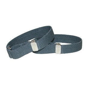 CTM Elastic .75 Inch Wide Solid Color Adjustable Sleeve Garter - 1 of 4