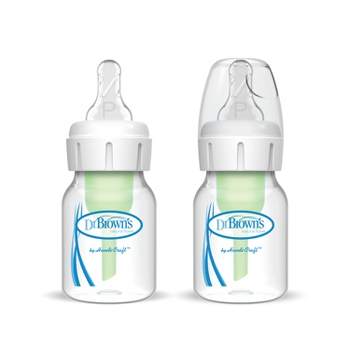 Dr. Brown's Anti-Colic Options+ Narrow Baby Bottle - Preemie Flow Nipple - 2oz/ 2pk