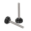 Unique Bargains Plastic Threaded Bolt Knurled Clamping Knob Thumb Screws 6 Pcs - 3 of 4