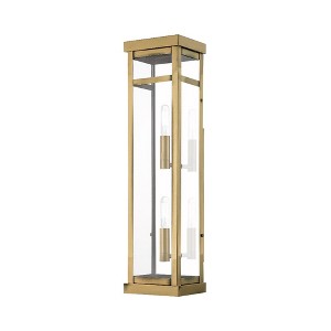 Livex Lighting Hopewell 2 - Light Wall Light in  Antique Brass - 1 of 4