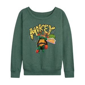 Women's - Teenage Mutant Ninja Turtles - Michelangelo AKA Mikey Lightweight French Terry Slouchy - 1 of 4