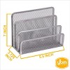 YBM Home 3-Slot Mesh Desk Mail Organizer for Office, Pack of 2 - 4 of 4