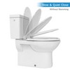 Round Toilet Seat with Toddler Seat Built in, Potty Training Toilet Seat Round Fits Both Adult and Child, with Slow Close and Magnets - 4 of 4