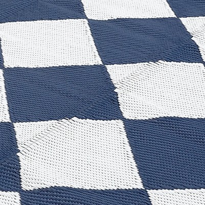 dark blue/white