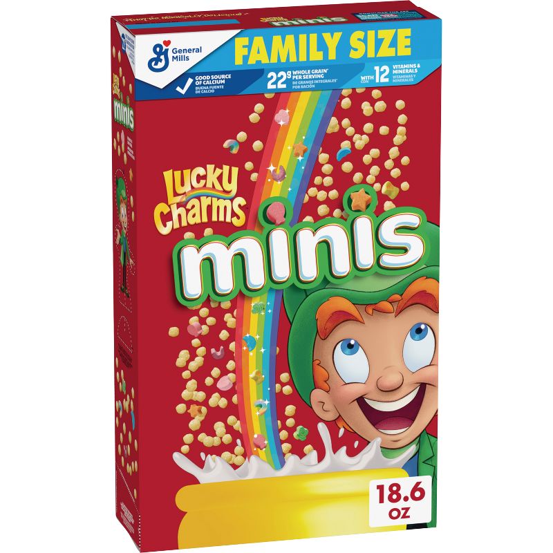 Lucky Charms Minis Family Size - 18.6oz, 1 of 11