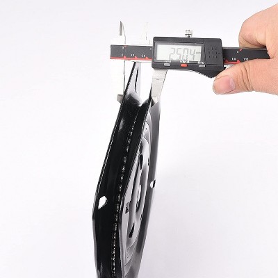 2WAYZ 8" Black Steel 360° Swivel Ball Bearing Plate