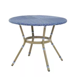 Denny Round Patio Table - Blue - miBasics
