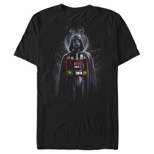 Men's Star Wars Vader Death Star TIE Fighter Stance T-Shirt - 1 of 4