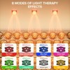 Teendow LED Face Mask Light Therapy, 8 Modes Portable Red Light Therapy for Face, 850NM Infrared & Red Light Mask - 2 of 4