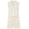 Women's Sleeveless Drawstring Romper - LASCANA - 2 of 4