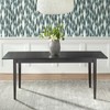 Tilo Butterfly Extendable Dining Table Dark Brown - Buylateral: Rubberwood, Seats 6, Modern Style - image 2 of 4