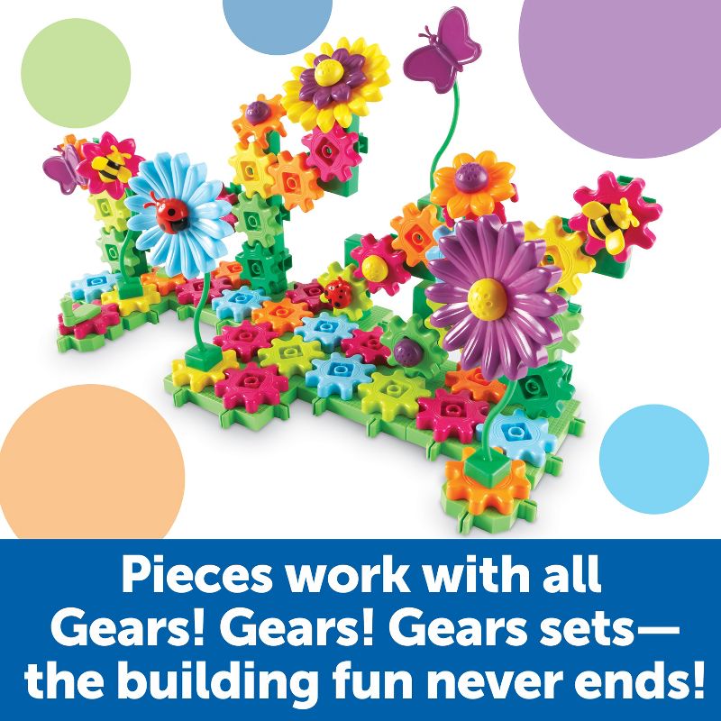 Learning Resources Gears! Gears! Gears! Build And Bloom Flower Garden Set - 116 Pieces, Ages 4+ STEM Toys for Kids, 4 of 7