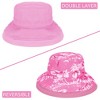 Solaris Women's Cotton Packable Bucket Hat, Wide Brim Bucket Hat for Women, UPF 50 Reversible Women Hat for Garden Party, Beach, Travel - 4 of 4