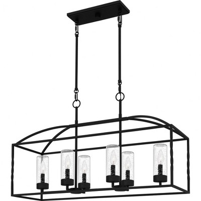 Quoizel Lighting Thatcher 6 - Light Chandelier in  Earth Black
