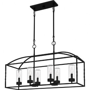 Quoizel Lighting Thatcher 6 - Light Chandelier in  Earth Black - 1 of 1