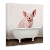Stupell Industries Pink Farm Pig in Country Bath Tub, 24" x 24" - 3 of 4