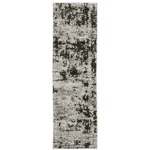 Oriental Weavers Caravan 4153Q Grey/ Black Indoor Area Rug - 2'3" x 7'6" - 1 of 4