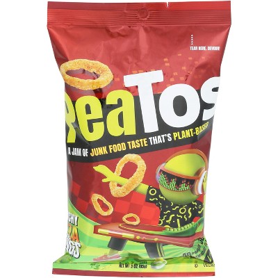 Peatos Pizza Cheesy Rings - Case of 8 - 3 oz