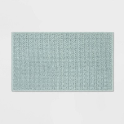 21x34 Bath Rug Aqua - Threshold Signature 1 lb