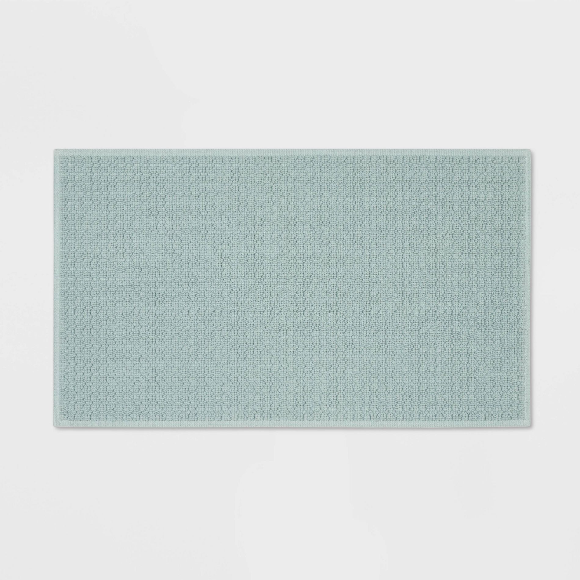 20"x34" Antimicrobial Bath Rug Aqua - Threshold™